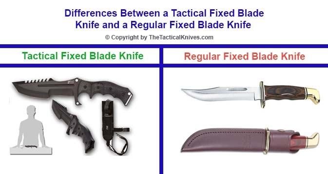 Differences Between Tactical and Regular Fixed Blade Knife