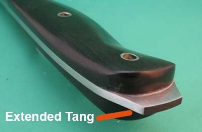 Extended Tang Knife