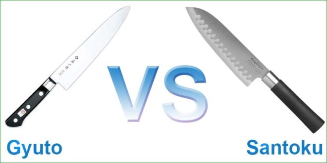 Gyuto vs Santoku