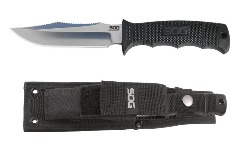 Best SOG SEAL Pup Elite Fixed Blade E37N-CP