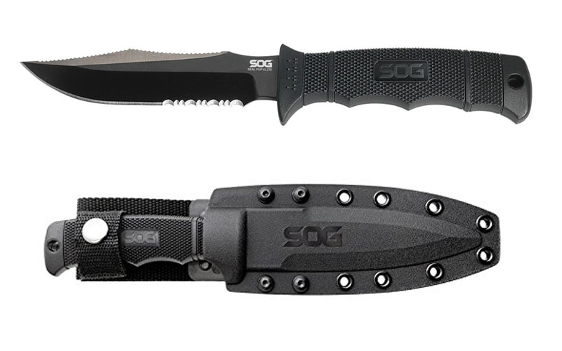 Best SOG SEAL Pup Elite Fixed Blade E37T-K